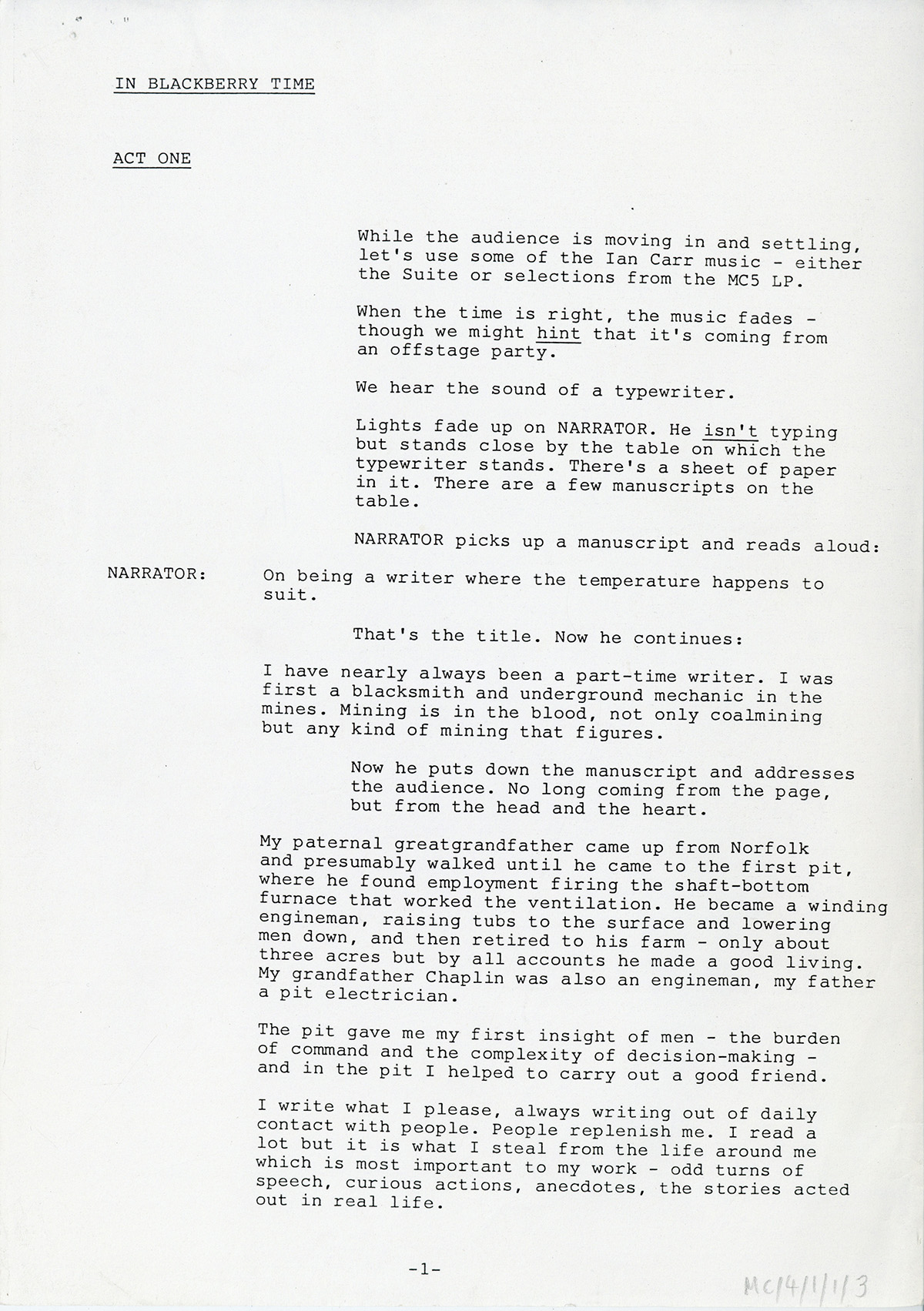 Scanned page from a book - listen to audio below for transcript